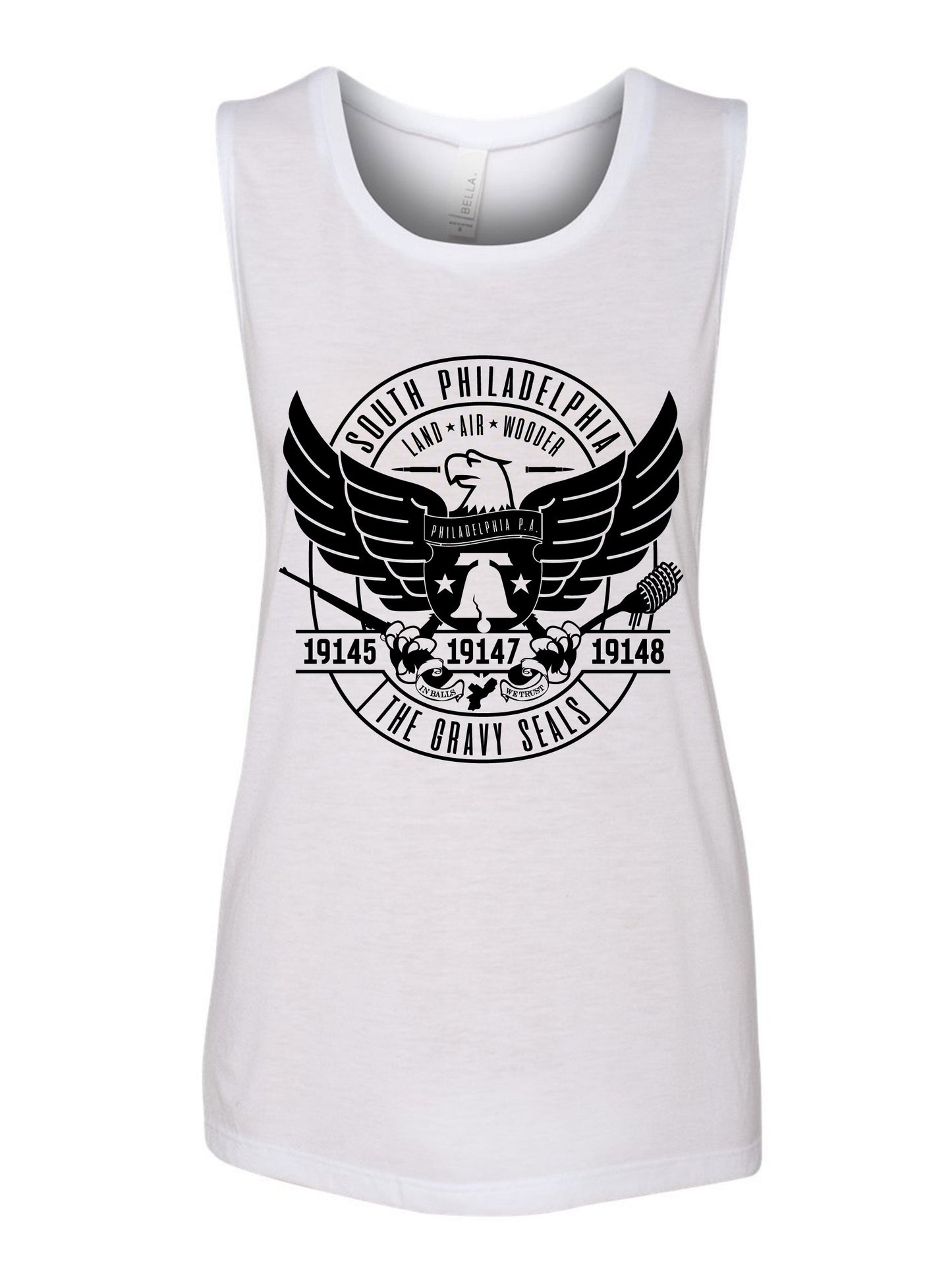 Philadelphia Gravy Seals Ladies Muscle Tank