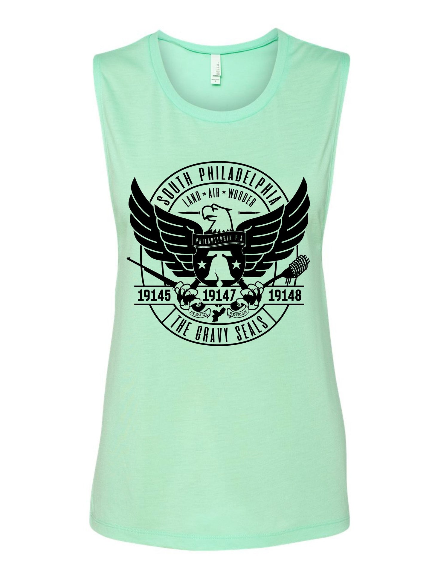 Philadelphia Gravy Seals Ladies Muscle Tank