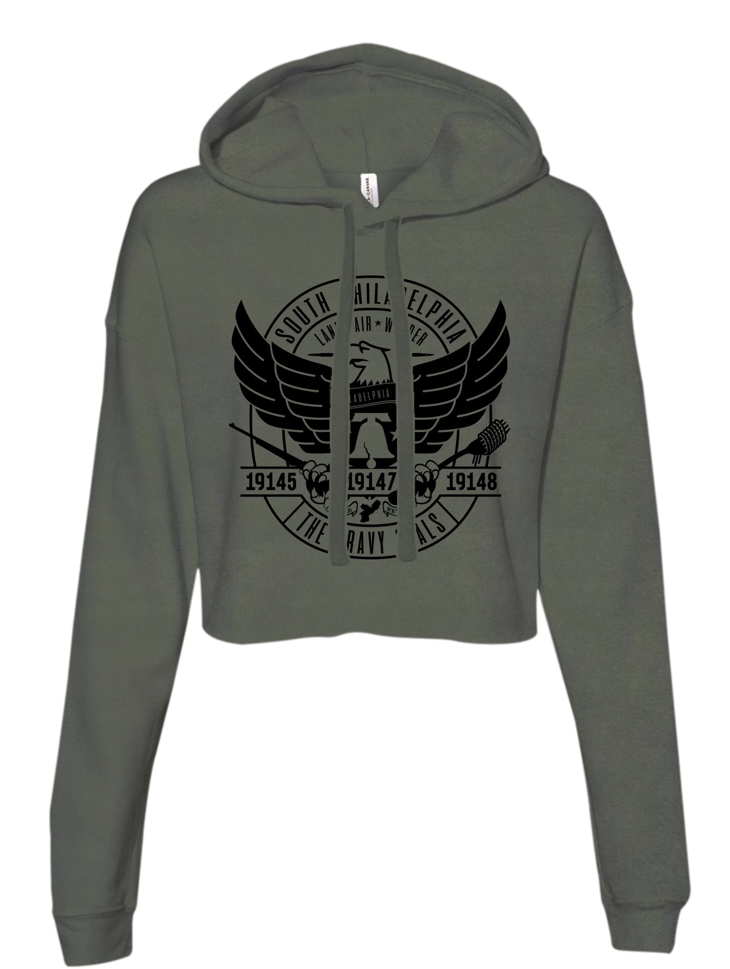 Philadelphia Gravy Seals Cropped Hoodie