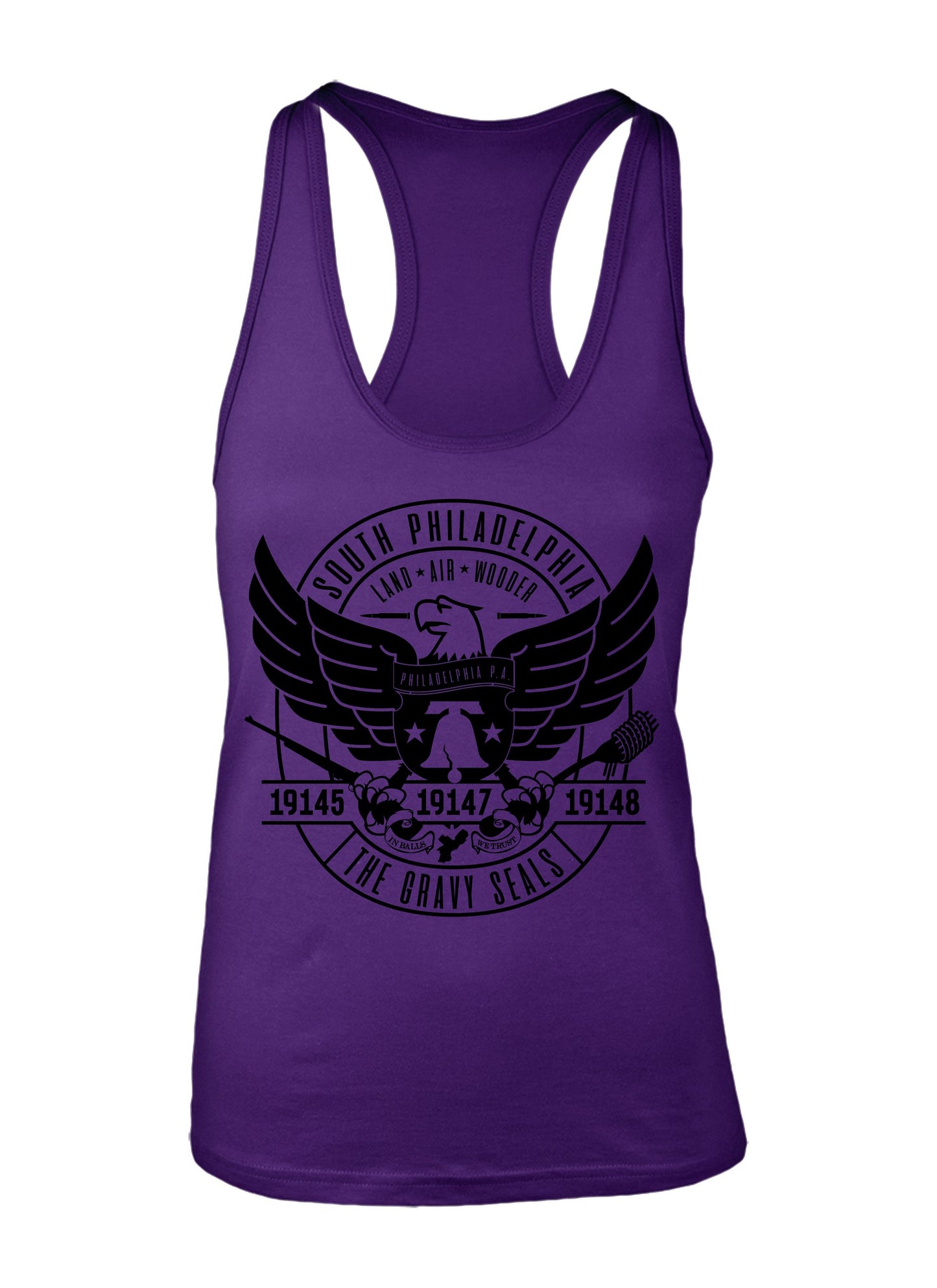 Philadelphia Gravy Seals RacerBack Tank Top