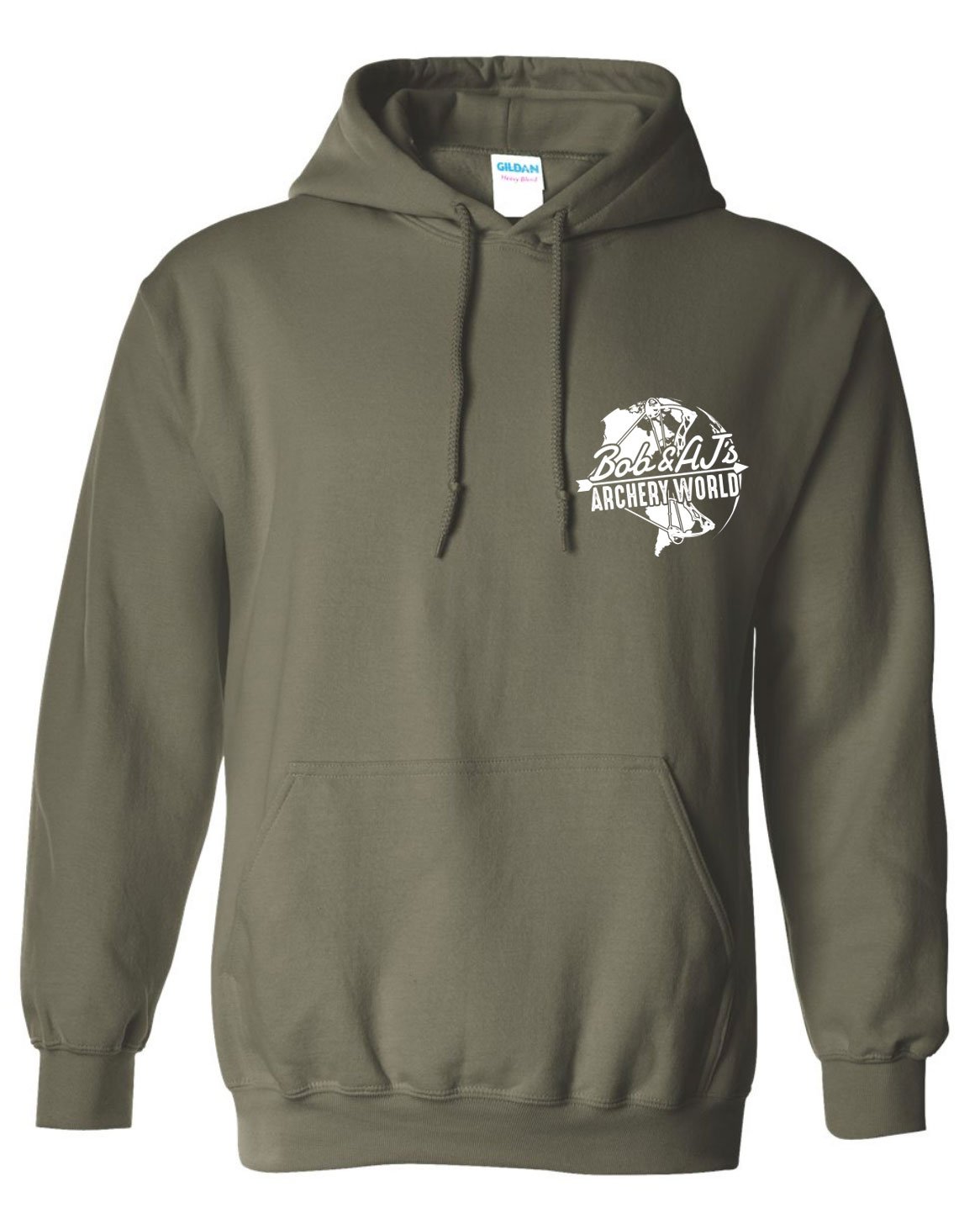 Bob And AJ Archery Unisex Hoodie White Logo