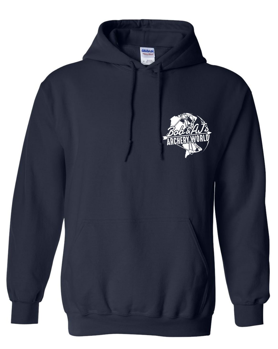 Bob And AJ Archery Unisex Hoodie White Logo