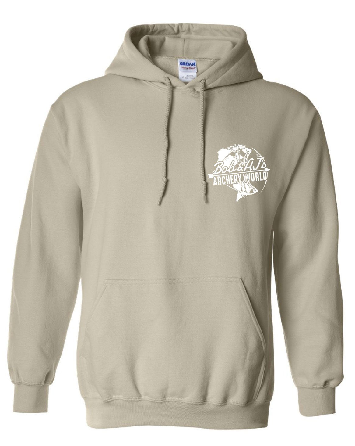 Bob And AJ Archery Unisex Hoodie White Logo