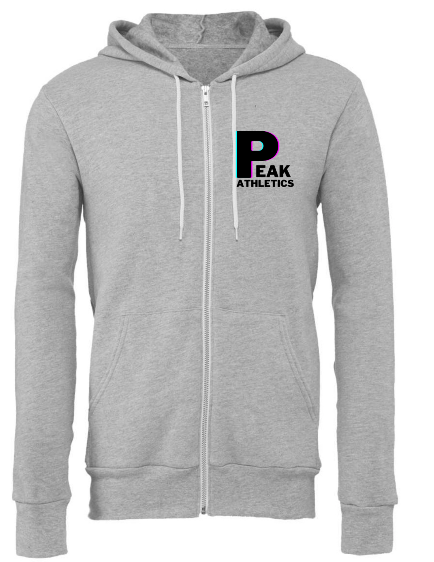 Peak 180 Zip Up "P" 3739 Athletic Heather