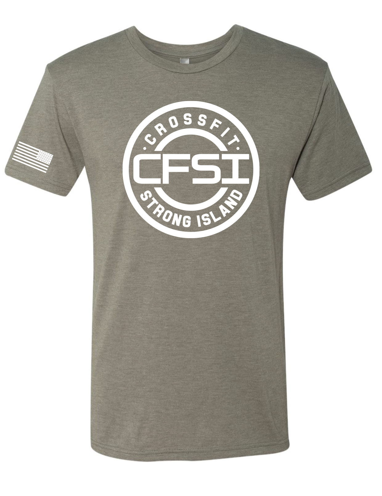 CrossFit Strong Island Men Tee Big Circle 6010