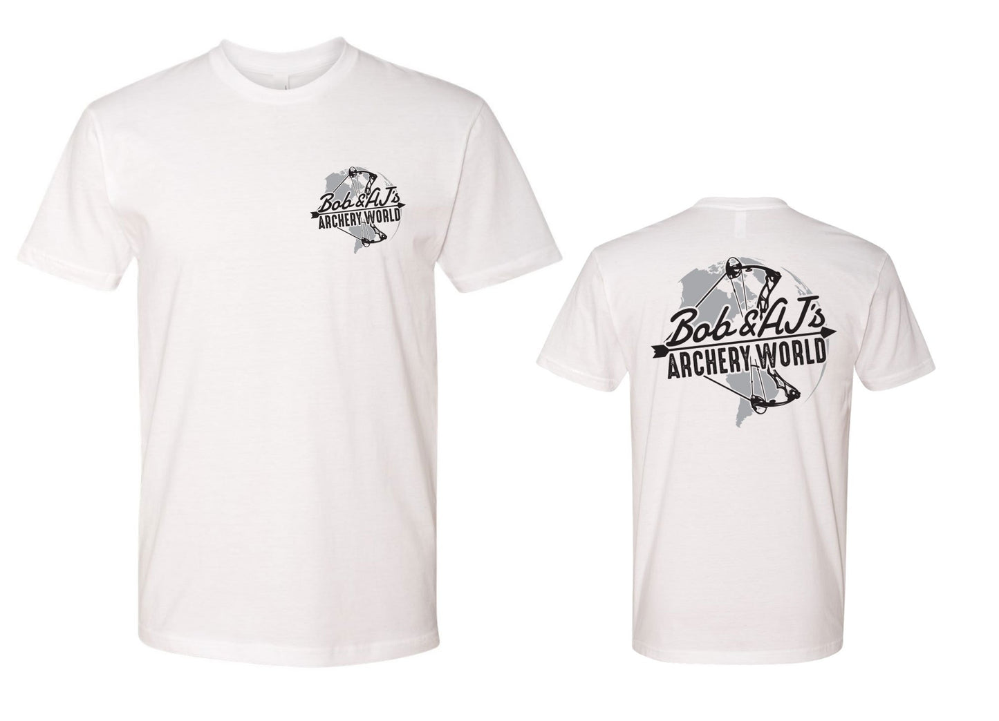 Bob And AJ Archery Men's Tee Black and Gray
