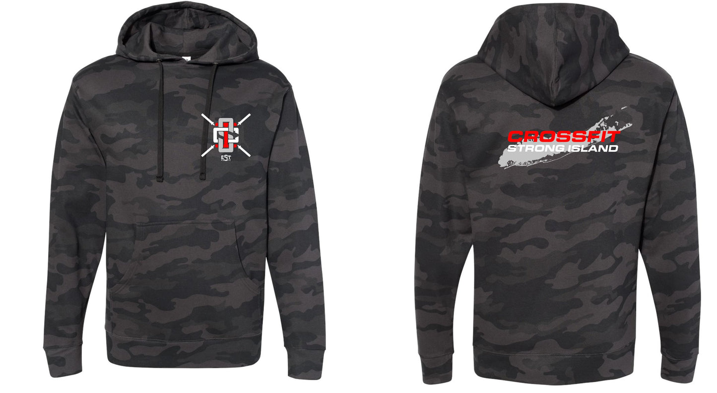 CrossFit Strong Island Unisex Camo Hood SS4500