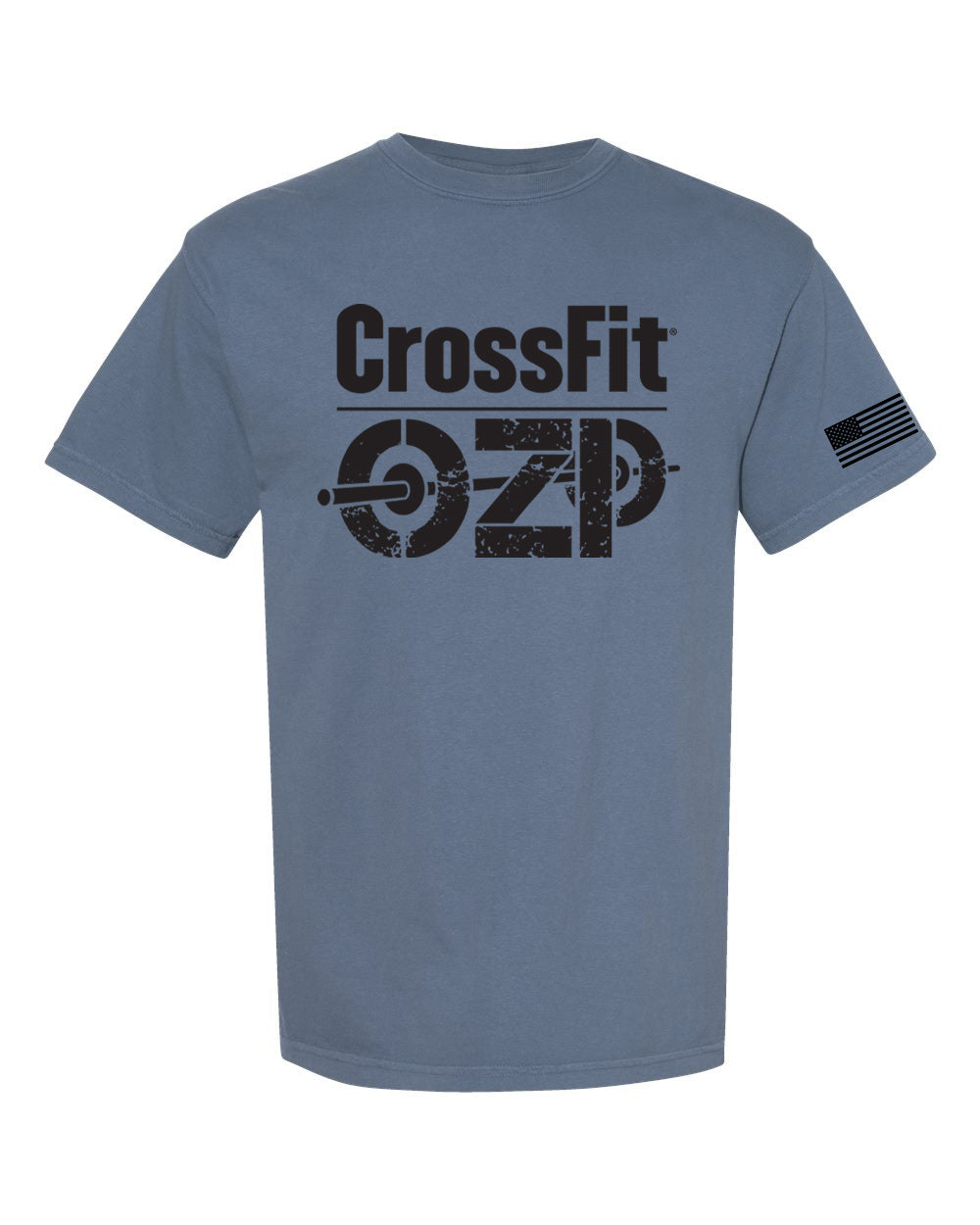 Crossfit Ozone Park OZP Logo Garment-Dyed Heavyweight T-Shirt - 1717