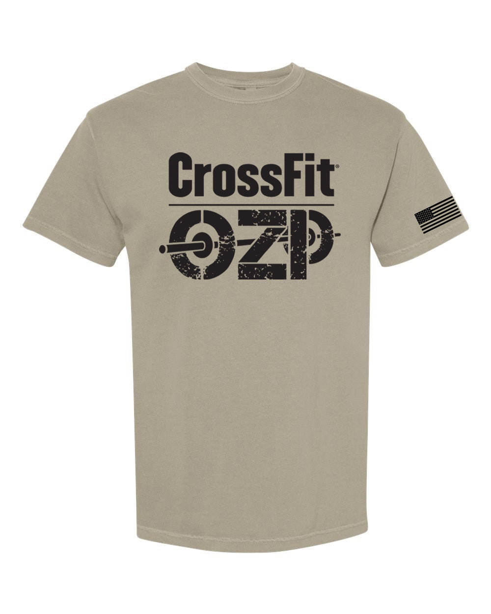Crossfit Ozone Park OZP Logo Garment-Dyed Heavyweight T-Shirt - 1717