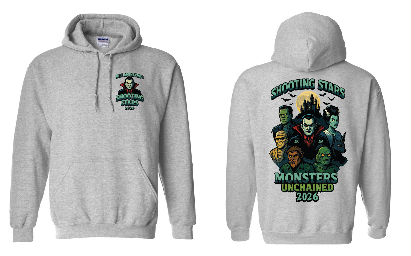 Shooting Stars Monsters Unchained 2026 Unisex Heavy Blend™ Hooded Sweatshirt - 18500