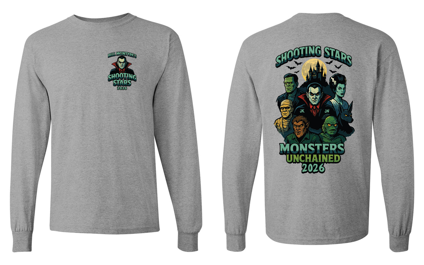 Shooting Stars Monsters Unchained 2026 Unisex Heavy Cotton™ Long Sleeve T-Shirt - 5400
