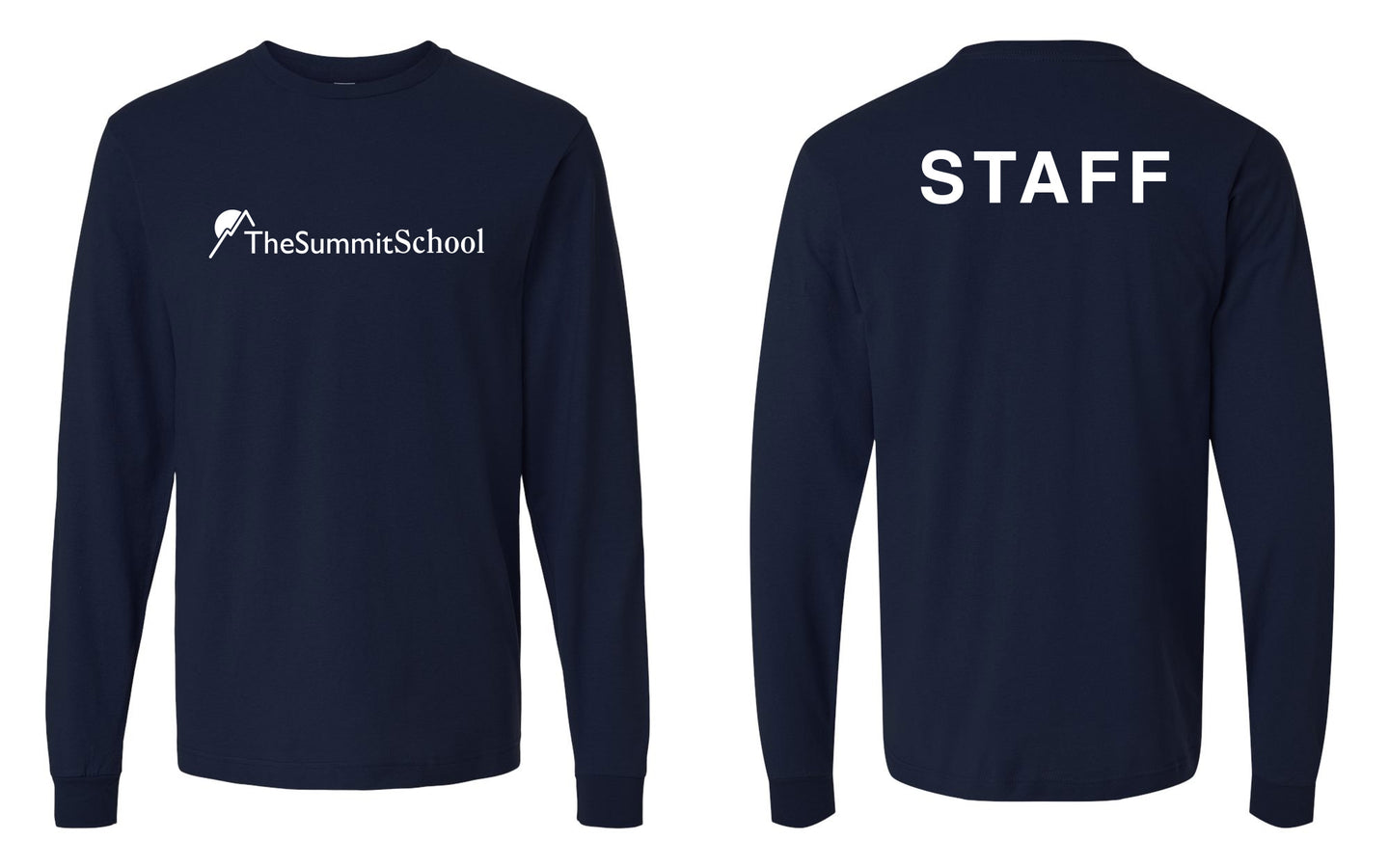 The Summit School Staff Unisex Fine Jersey Long Sleeve T-Shirt - 202LS