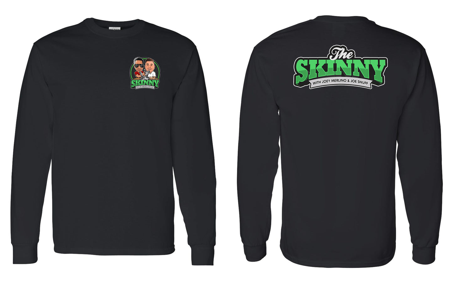 The Skinny Cartoon Joey Merlino & Lil Snuff Logo Clothing