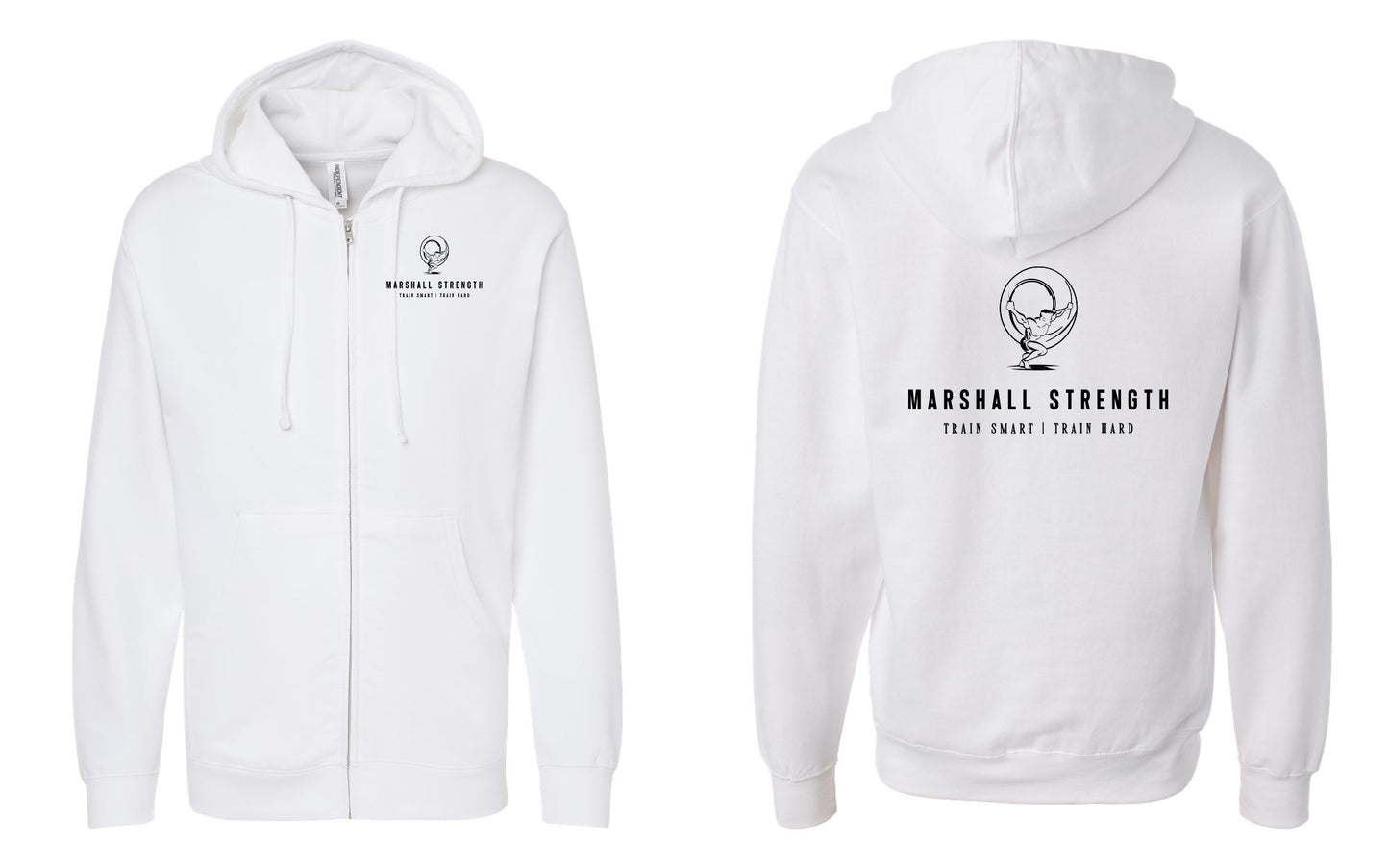 Marshall Strength Hooded Zip Up Sweatshirt SS4500Z