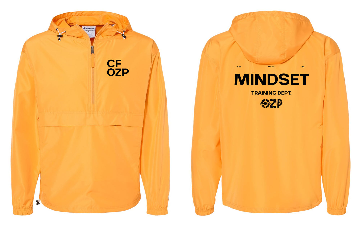 Crossfit Ozone Park OZP - Mindset Training Dept. Unisex Packable Anorak Jacket - CO200