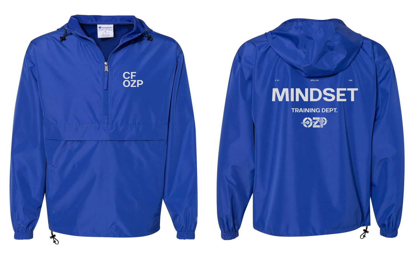 Crossfit Ozone Park OZP - Mindset Training Dept. Unisex Packable Anorak Jacket - CO200