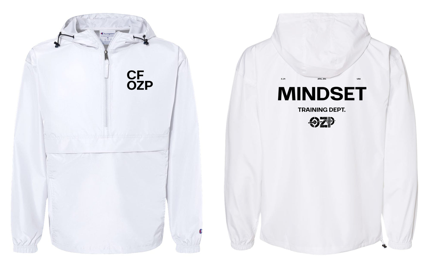 Crossfit Ozone Park OZP - Mindset Training Dept. Unisex Packable Anorak Jacket - CO200