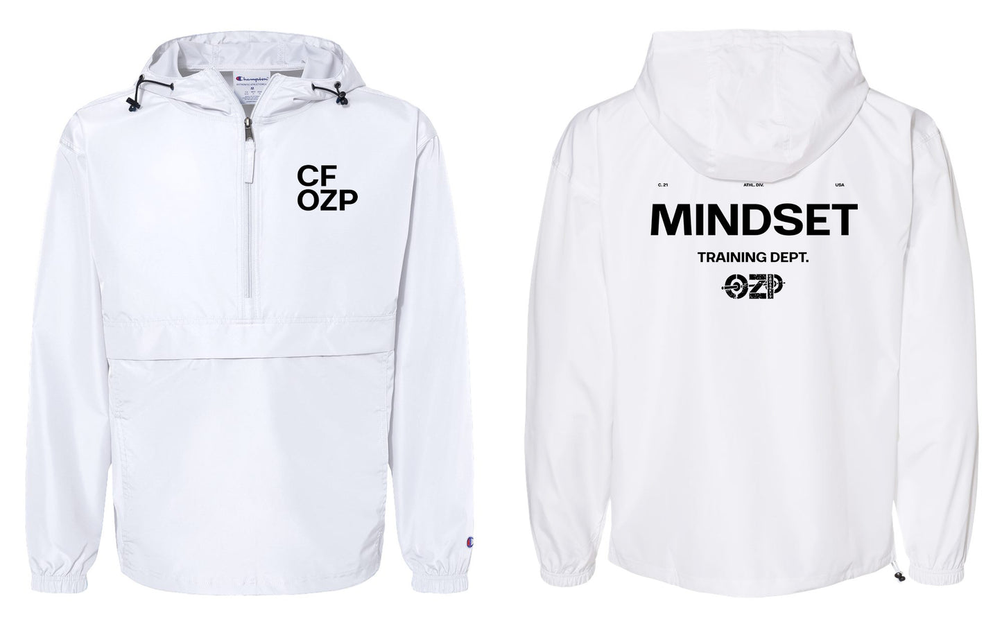 Crossfit Ozone Park OZP - Mindset Training Dept. Unisex Packable Anorak Jacket - CO200