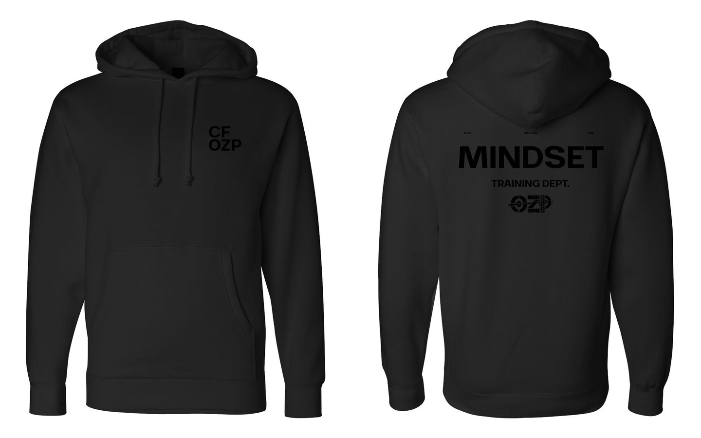 Crossfit Ozone Park OZP - Mindset Training Dept. Heavyweight Pullover Hoodie IND4000