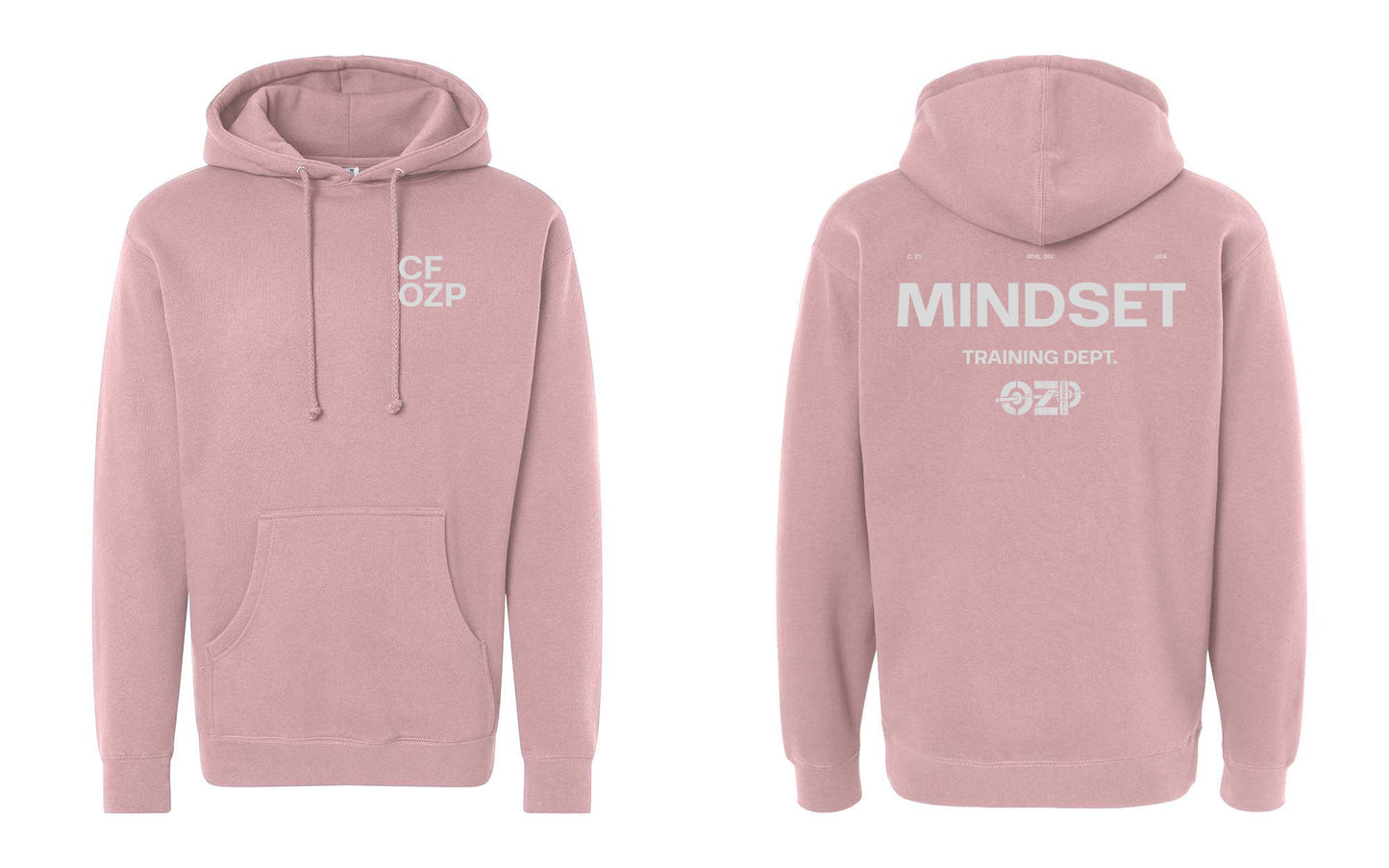 Crossfit Ozone Park OZP - Mindset Training Dept. Heavyweight Pullover Hoodie IND4000