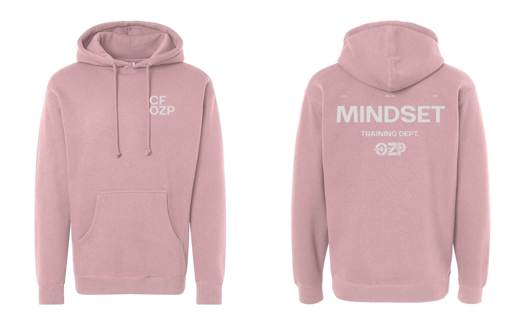 Crossfit Ozone Park OZP - Mindset Training Dept. Heavyweight Pullover Hoodie IND4000