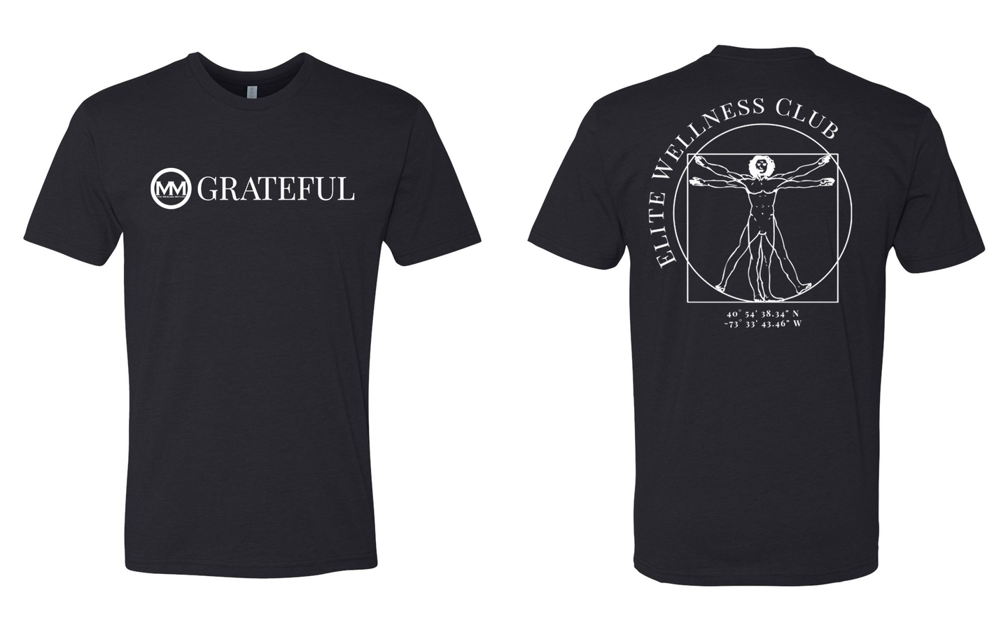 The Merkaba Method Grateful Black Unisex Tee 6210