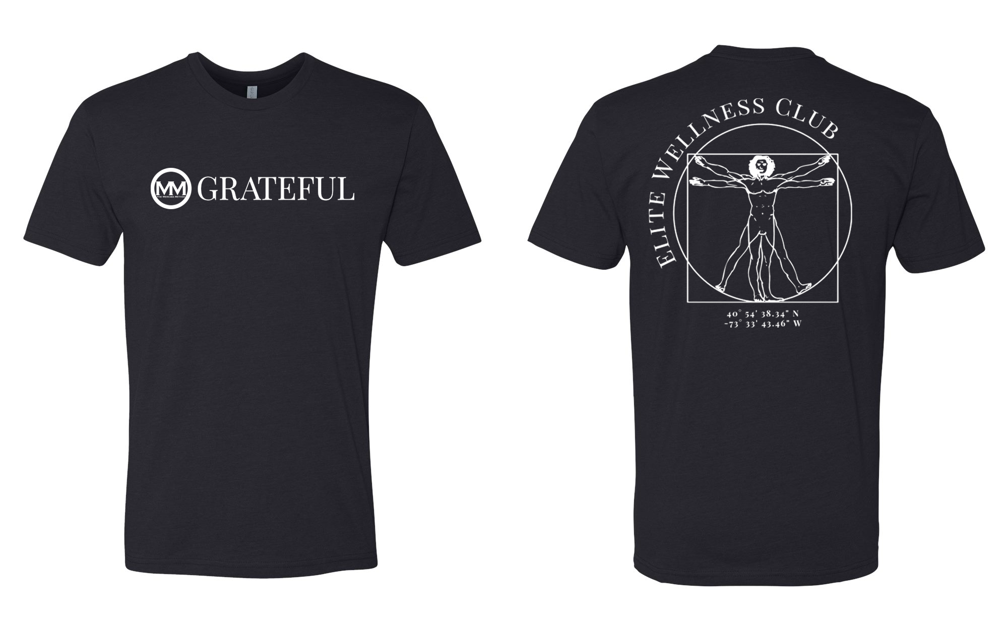 The Merkaba Method Grateful Black Unisex Tee 6210