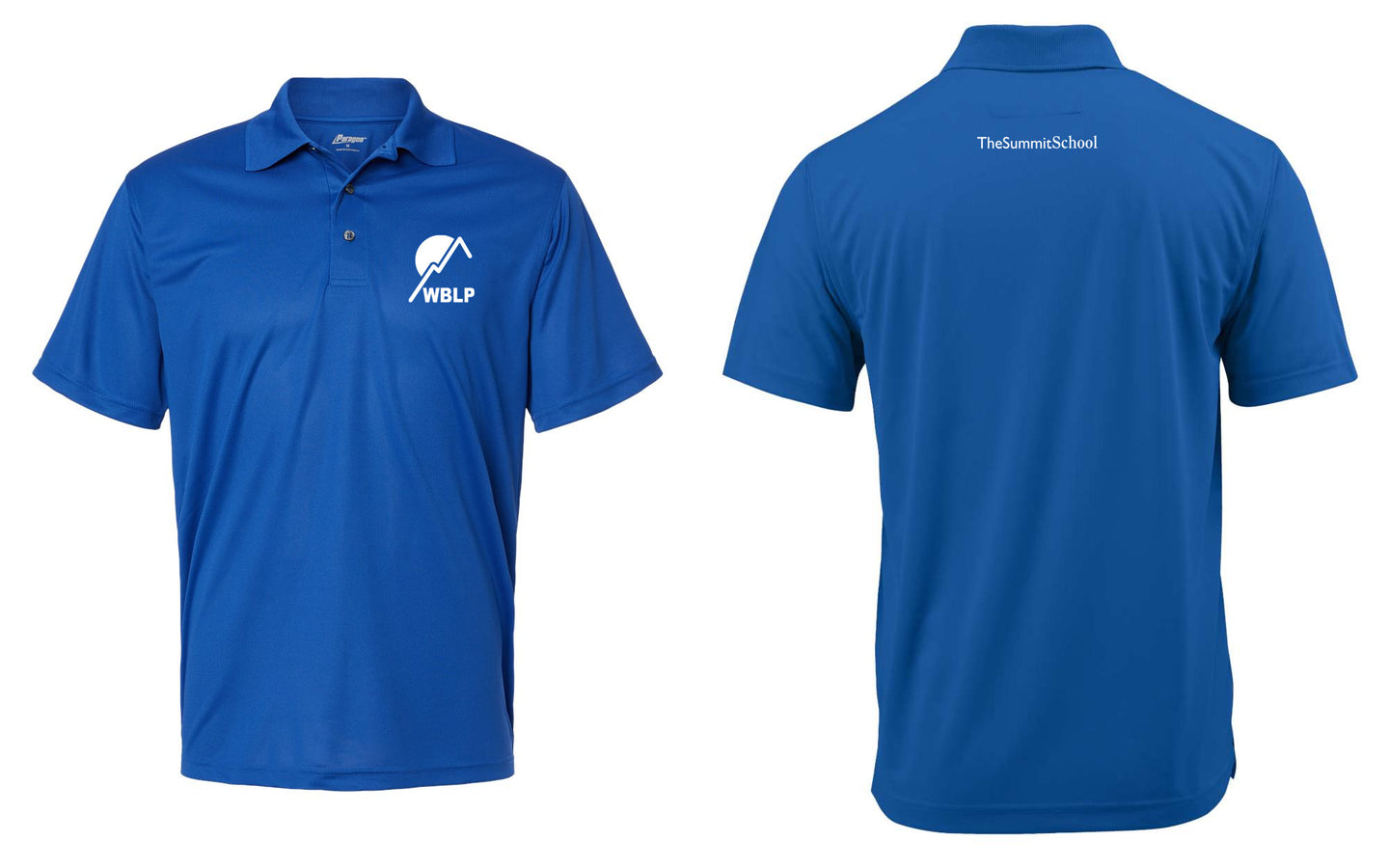 The Summit School WBLP Men's Saratoga Performance Mini Mesh Polo - 100