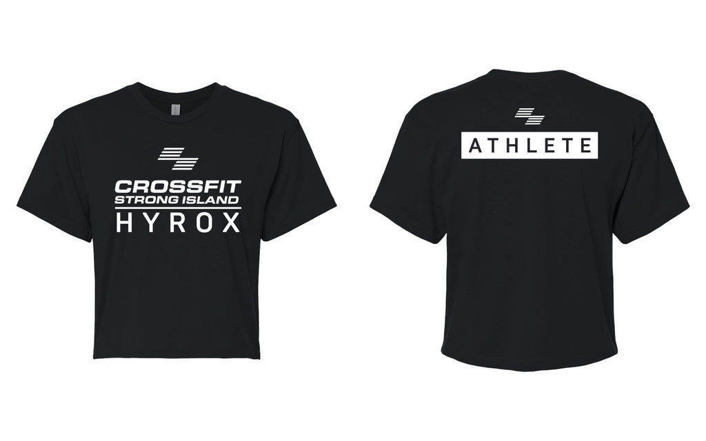 CrossFit Strong Island Hyrox Athlete Cropped Women's Tee 1580