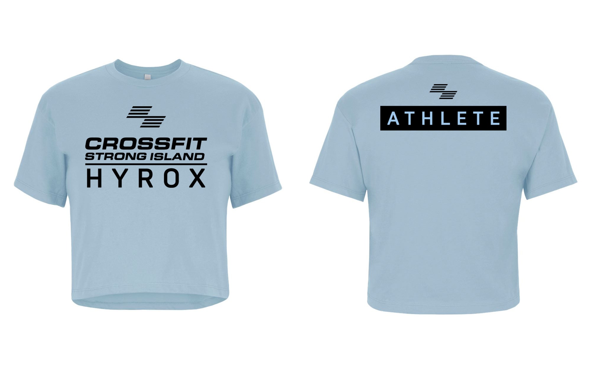 CrossFit Strong Island Hyrox Athlete Cropped Women's Tee 1580