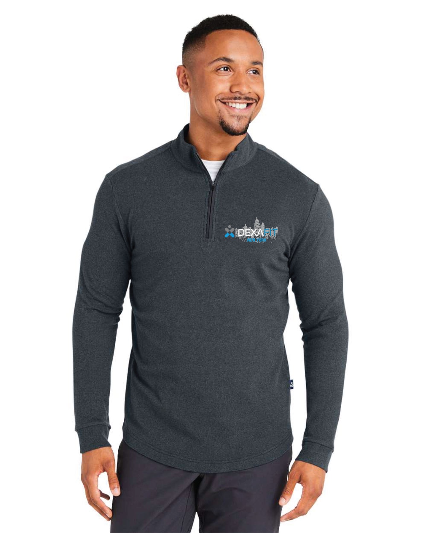 DEXAfit NY Men's Emery Quarter-Zip Pullover - SWE500