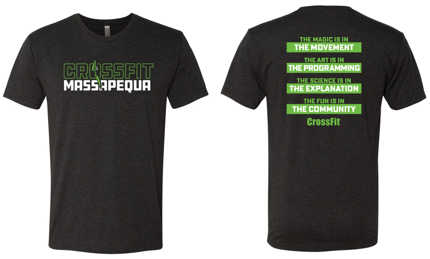 CrossFit Massapequa Mens Tee - Black