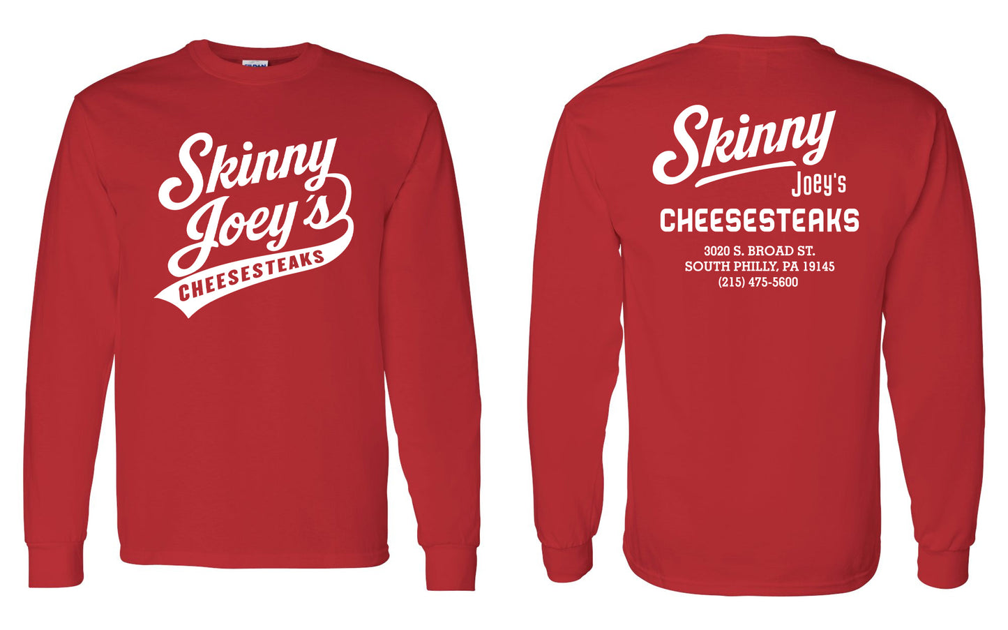 Skinny Joey's Cheesesteaks Philly Baseball Clothing