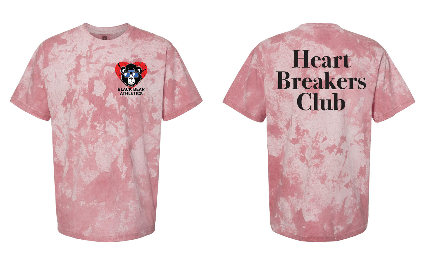 Black Bear Athletics Heart Breakers Club Colorblast™ Heavyweight T-Shirt - 1745