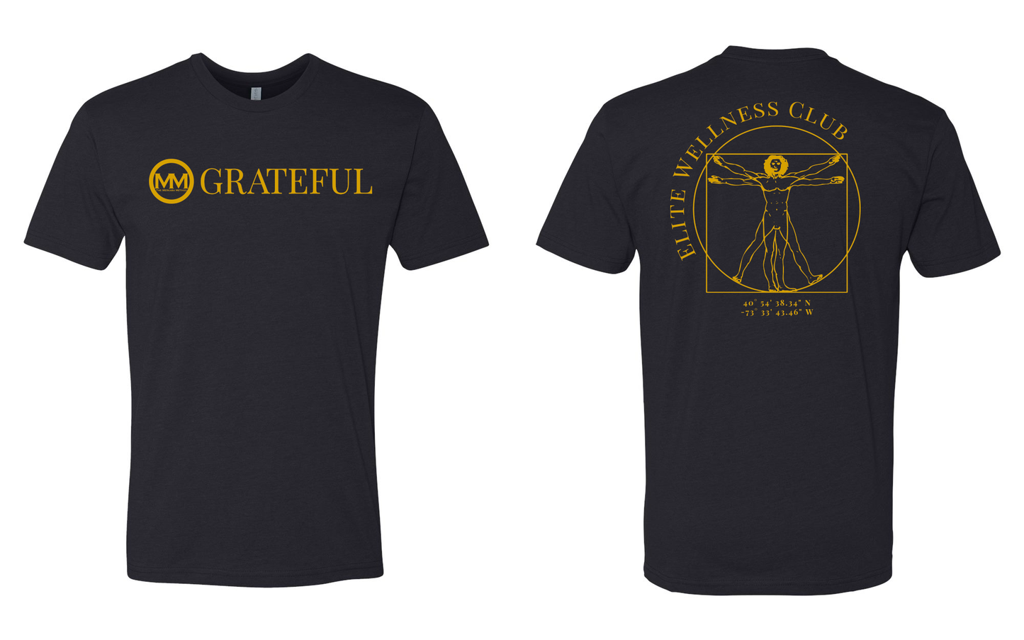 The Merkaba Method Grateful Black Unisex Tee 6210