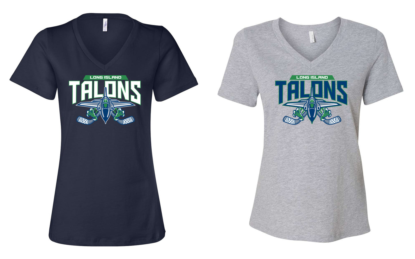 Long Island Talons Adult Ladies V-Neck 6405