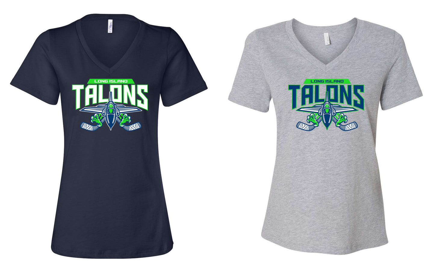 Long Island Talons Adult Ladies V-Neck 6405