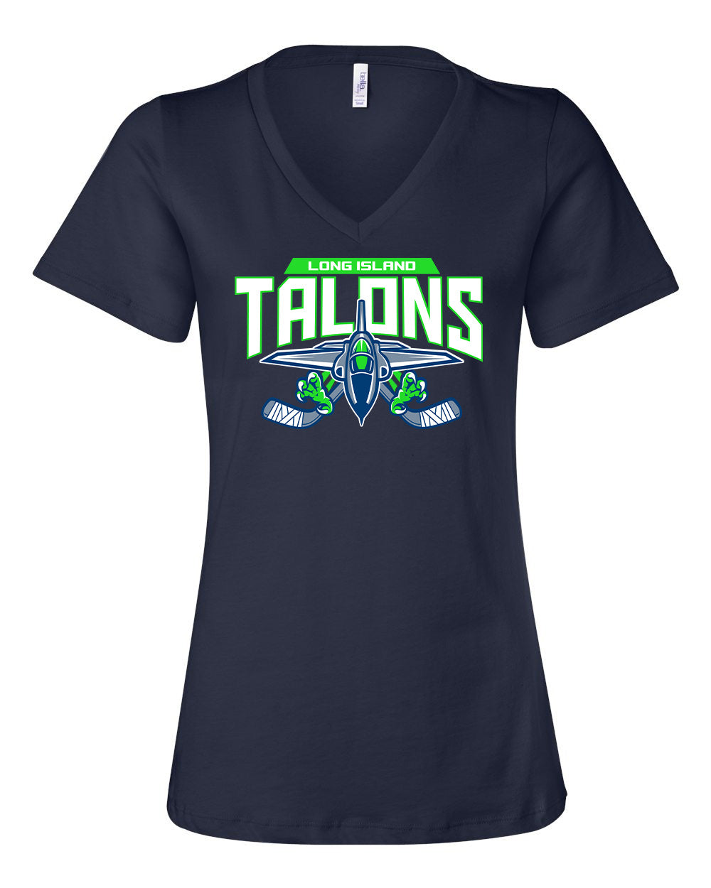 Long Island Talons Adult Ladies V-Neck 6405