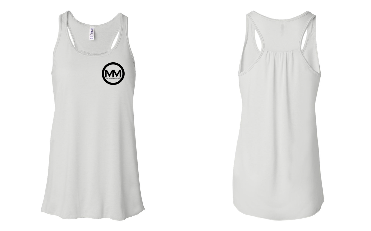 The Merkaba Method White Women's Flowy Racerback Tank 8800