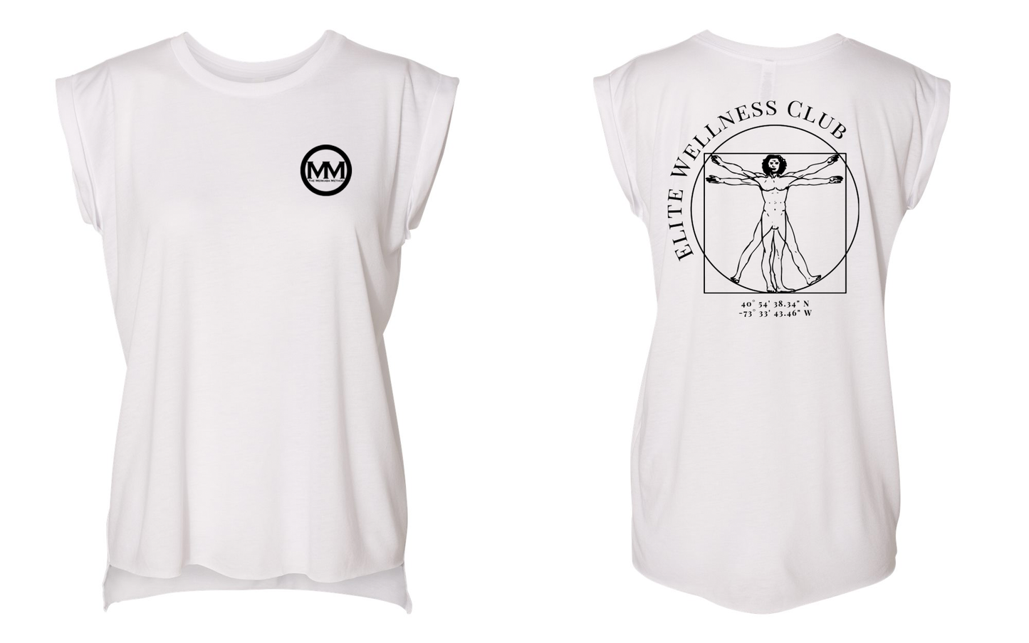 The Merkaba Method White Women's Muscle Tank 8804