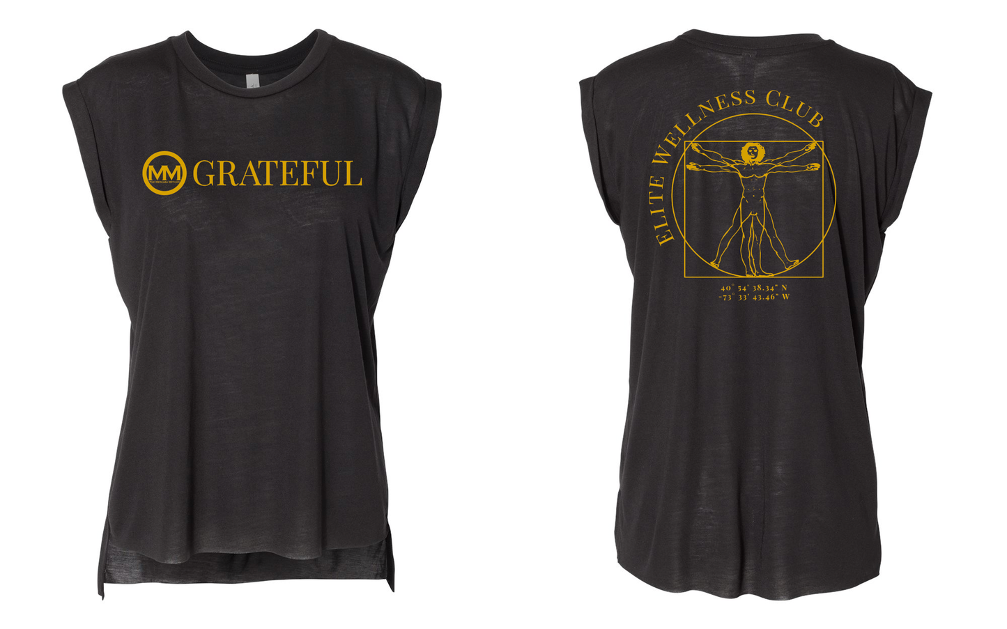 The Merkaba Method Grateful Black Women's Muscle Tank 8804