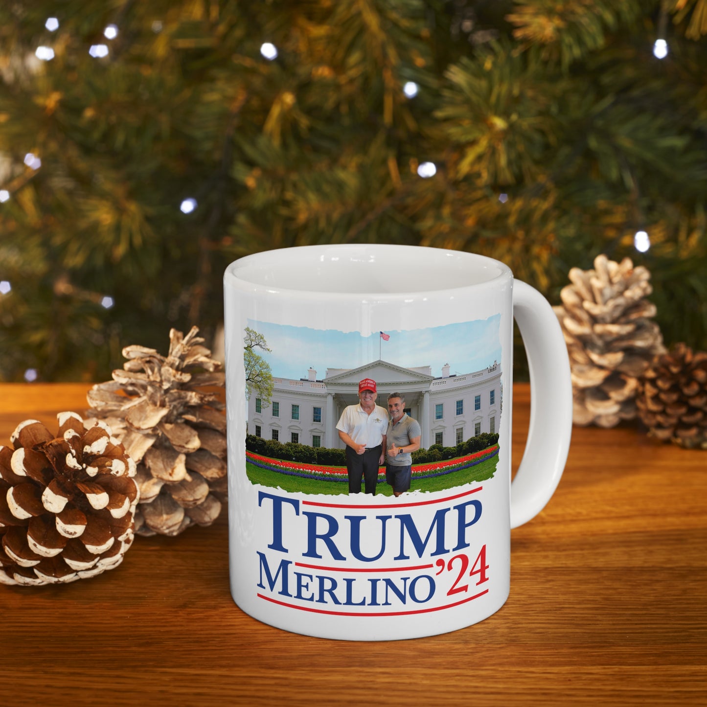The Skinny Trump Merlino '24 Ceramic Mug 11oz
