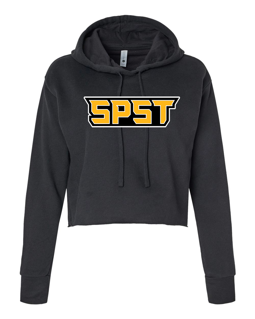 SPST Logo Women's Laguna Sueded Raw Edge Crop Hoodie - 9384