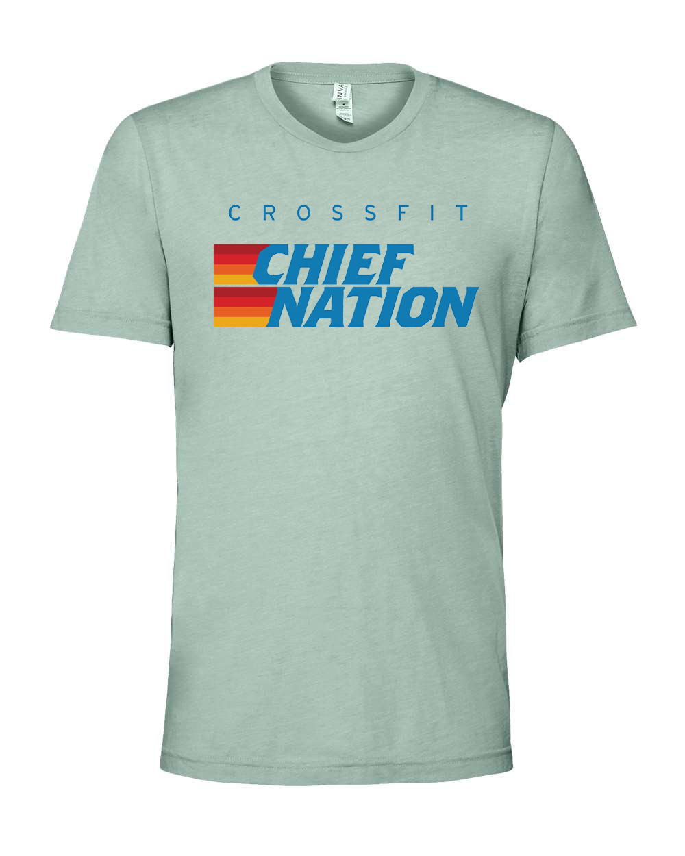 Crossfit Chief Nation Retro Design Triblend Tee - 3413