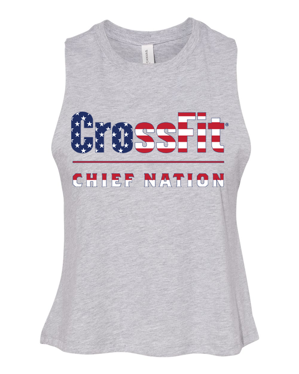 Crossfit Chief Nation USA Design Crop Tank Top - 6682