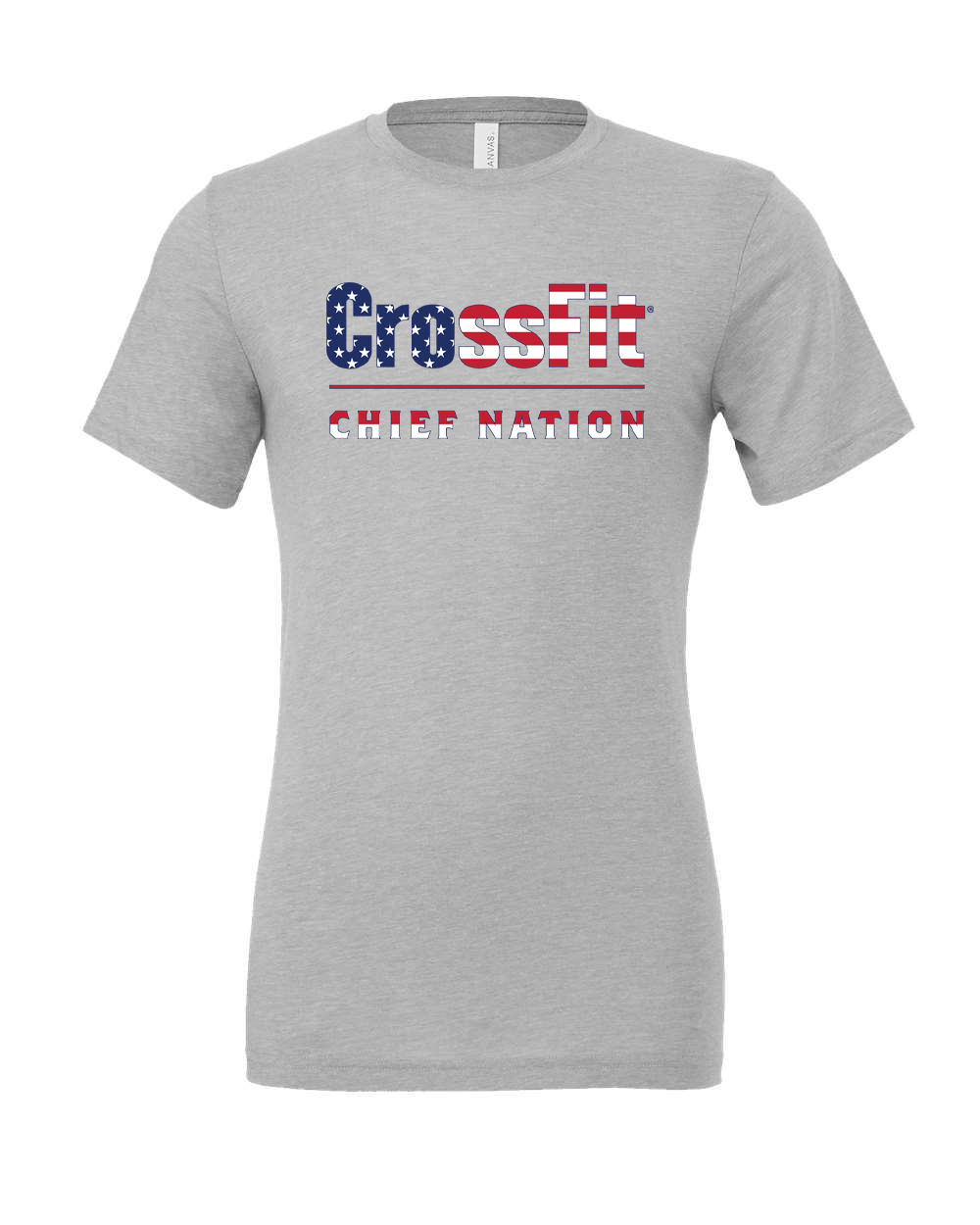 Crossfit Chief Nation USA Design Triblend Tee - 3413