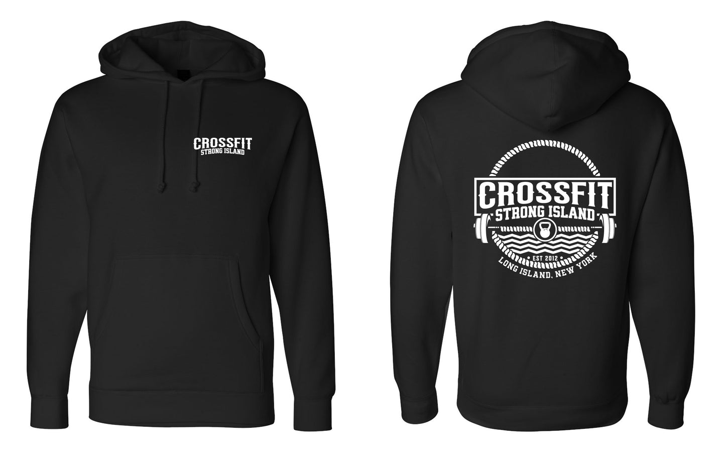 CrossFit Strong Island Nautical Design Unisex Midweight Hood SS4500