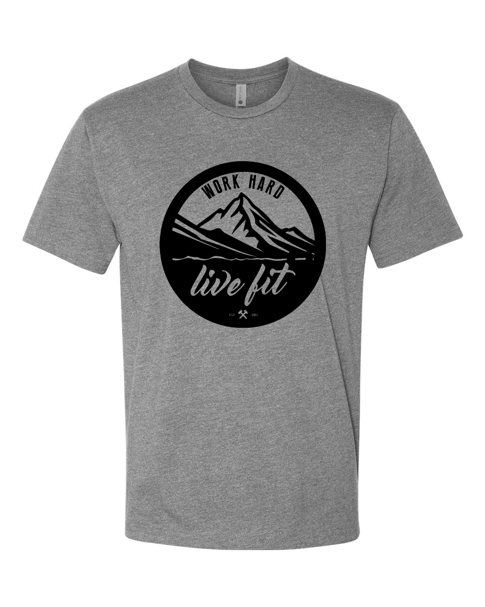 Industrious Live Fit Winner T-Shirt 6210 Dark Heather Grey