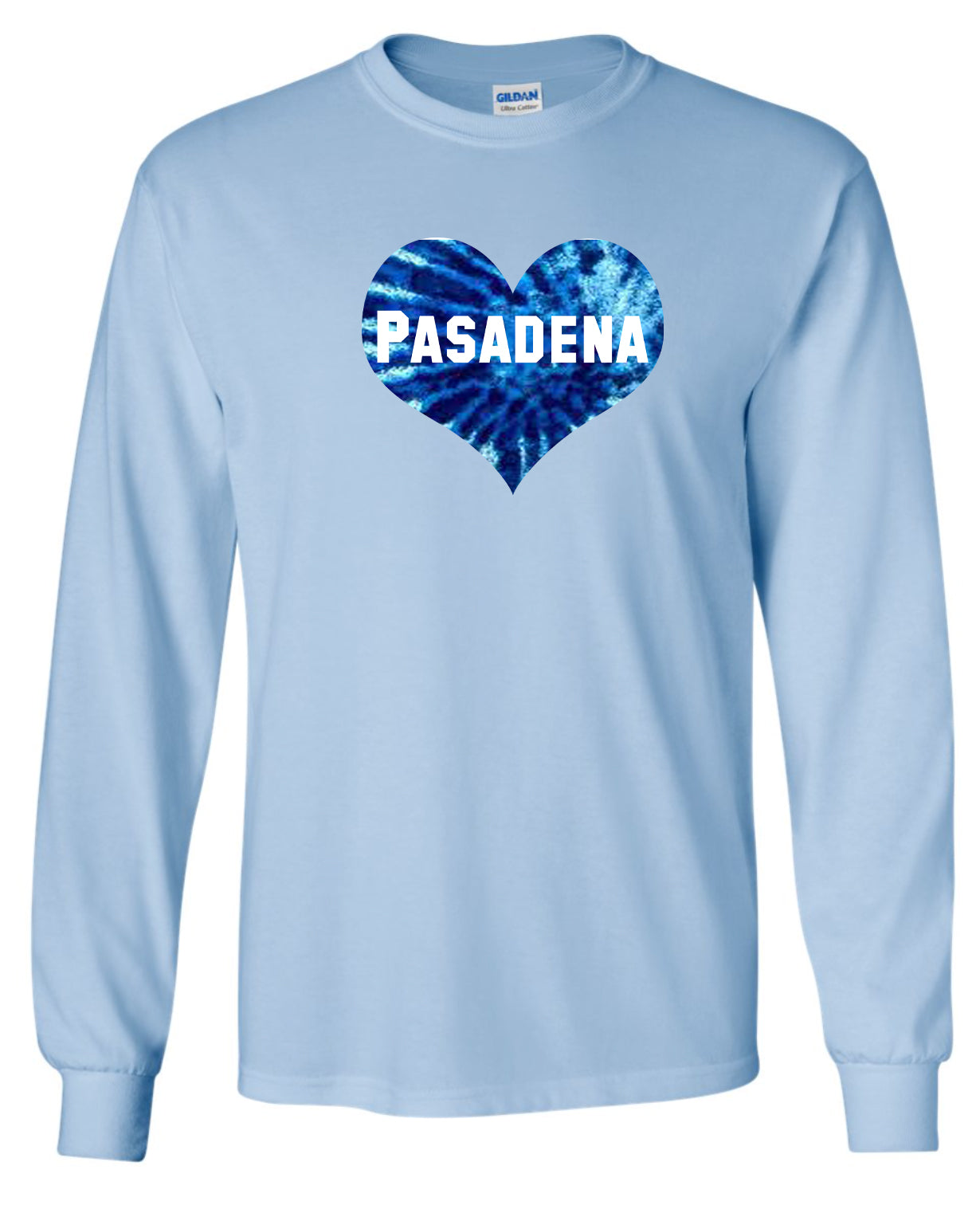 Pasadena Elementary Tie Dye Heart Long Sleeve T-Shirt 2400/5400B