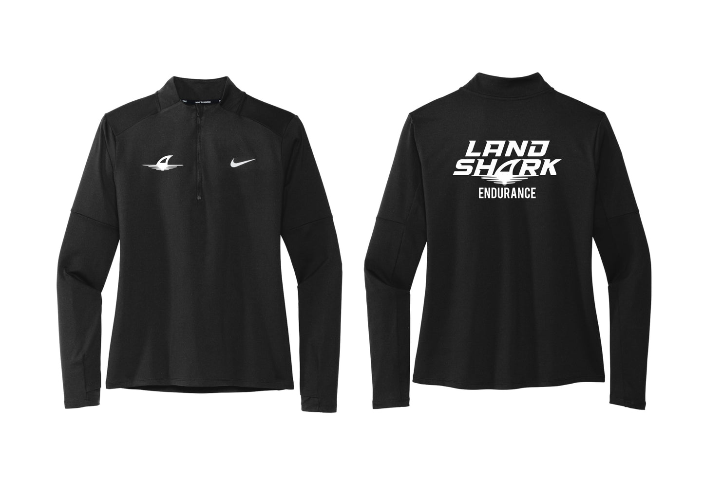 Land Shark Ladies Nike Dri-FIT Element 1/2-Zip Top NKDH4951